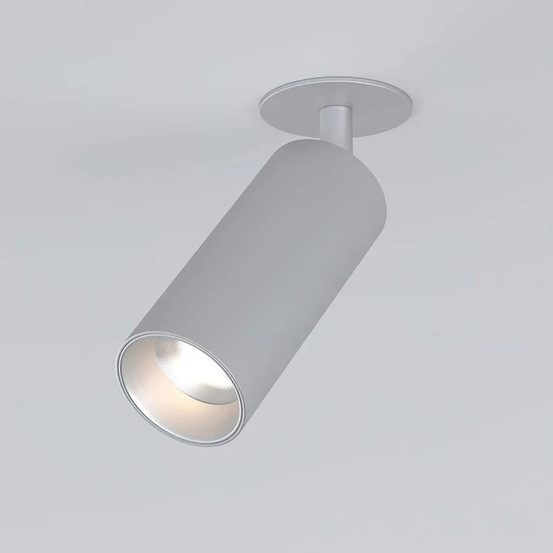 Встраиваемый светильник Elektrostandard Diffe серебряный 10W 4200K (25052/LED)