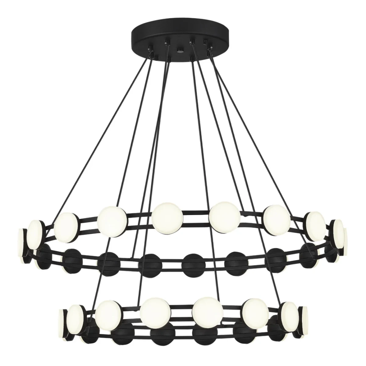 SL6610.403.36 Светильник подвесной ST-Luce черный/белый LED 1*70W 4000K
