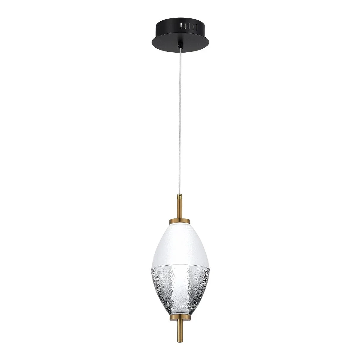 SL6130.403.06 Светильник подвесной ST-Luce Черный/Белый, Дымчатый LED 18W 3000K