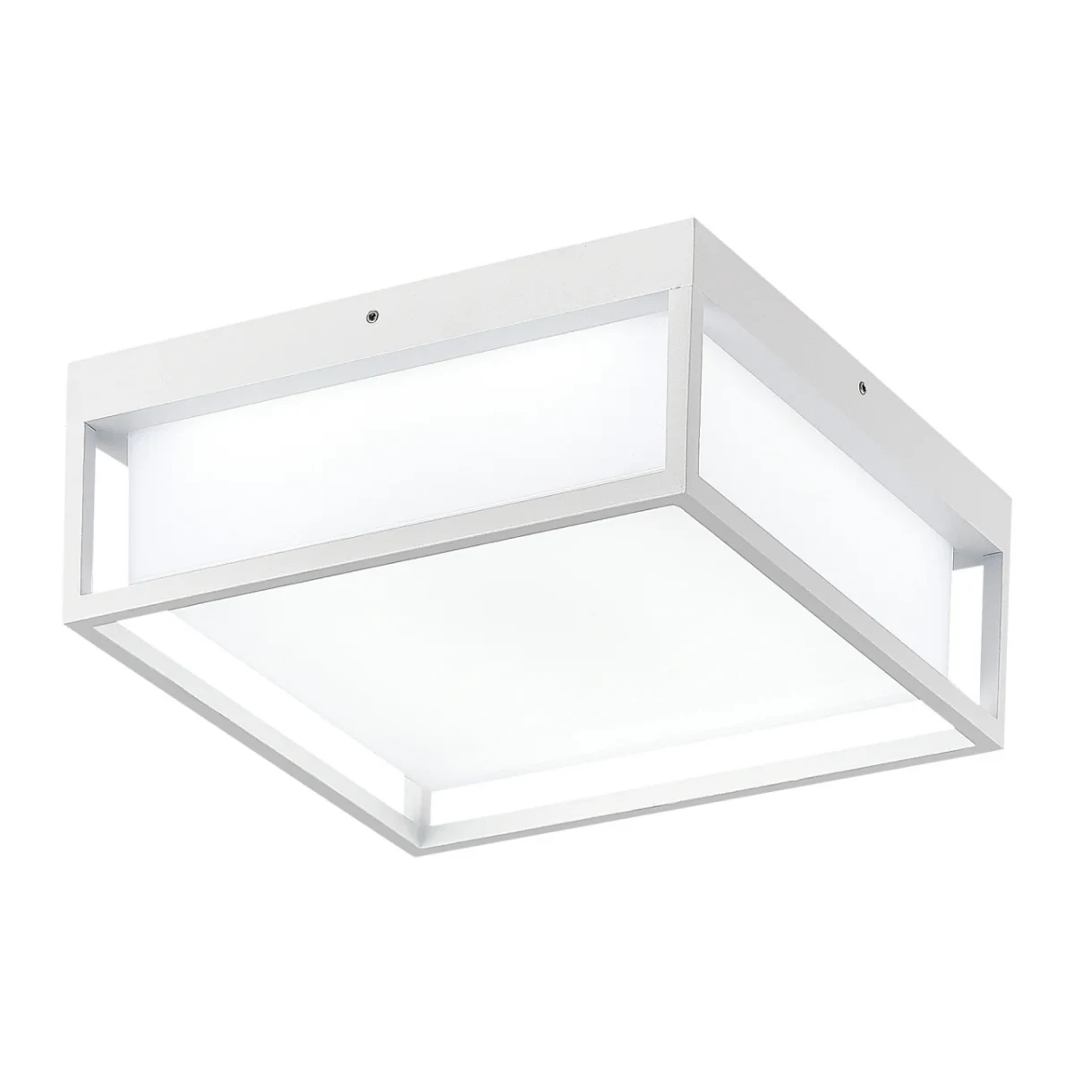SL9517.502.01 Светильник уличный потолочный ST-Luce белый/белый LED 1*20W 3000K/4000K/5000K