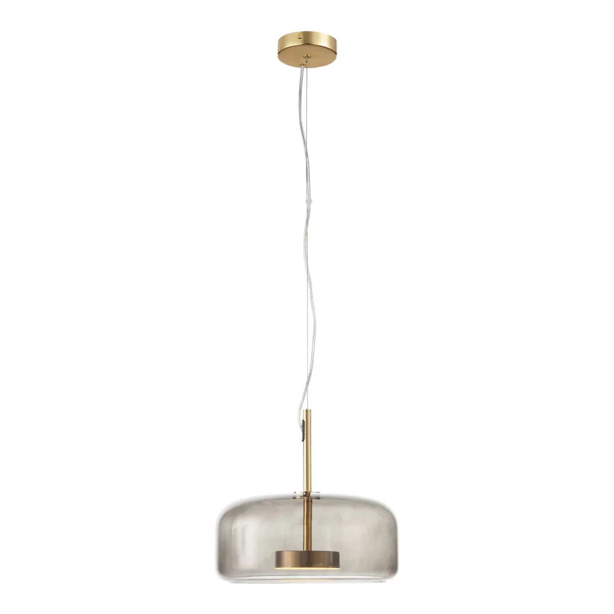 SL1053.243.01 Светильник подвесной ST-Luce Золотистый/Дымчатый LED 1*9W 3000K