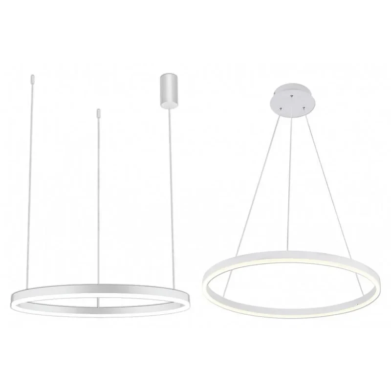 08214,01A (4000K) Подвес Тор белый d80 h110 Led 45W (4000K)