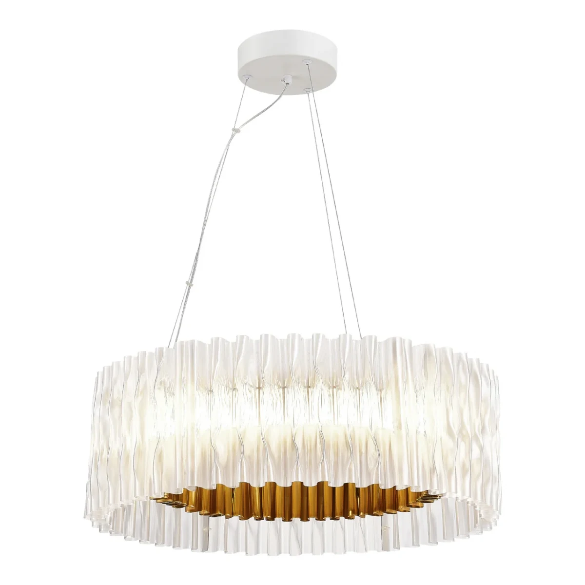 SL6012.203.01 Светильник подвесной ST-Luce Золотистый/Прозрачный LED 164W
