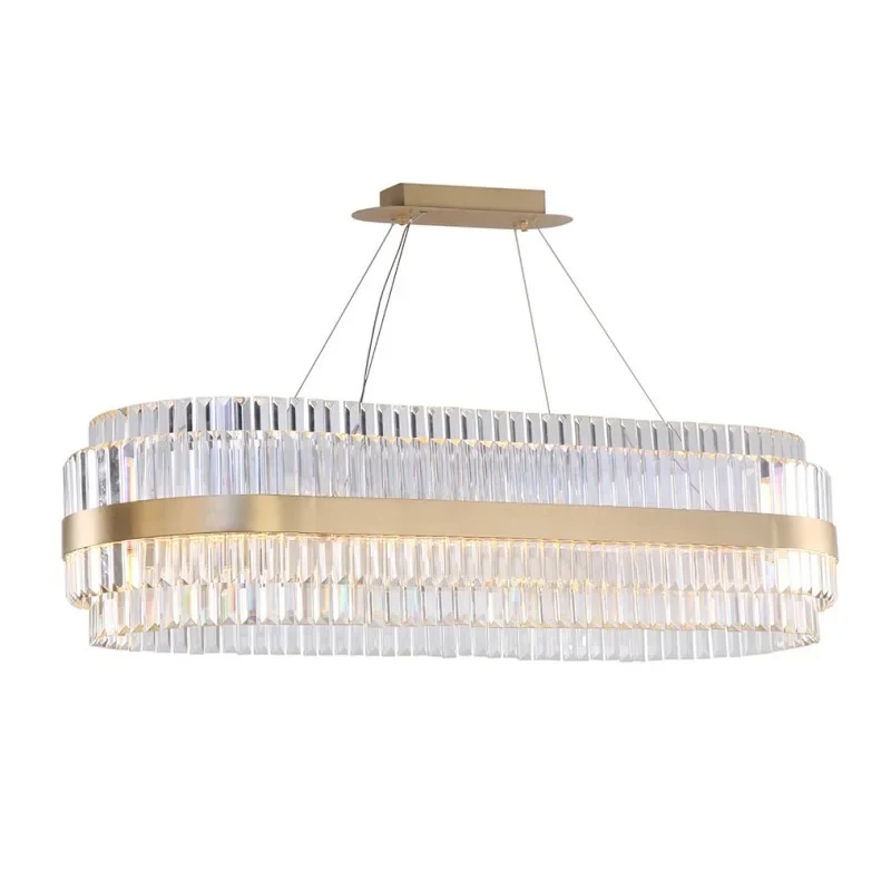 Подвесная люстра Newport 10242/120 oval brass