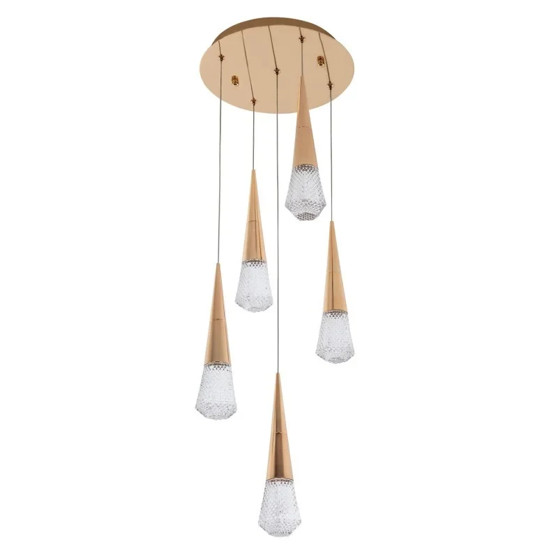 Каскадная люстра MODELUX ML.3315.5 GD