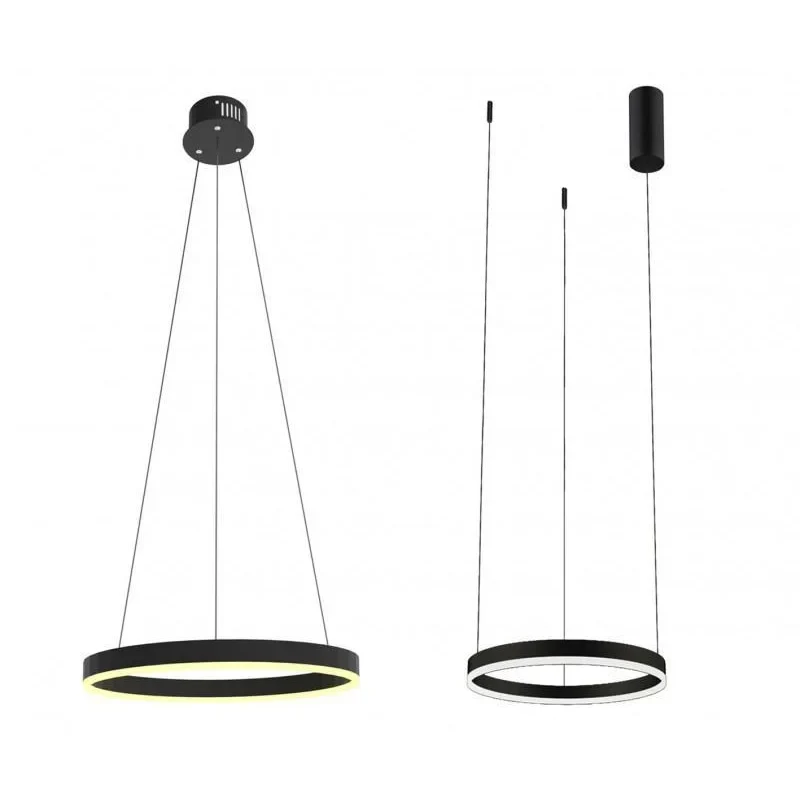 08212,19A (4000K) Подвес Тор черный d40 h110 Led 23W (4000K) 2 типа крепления