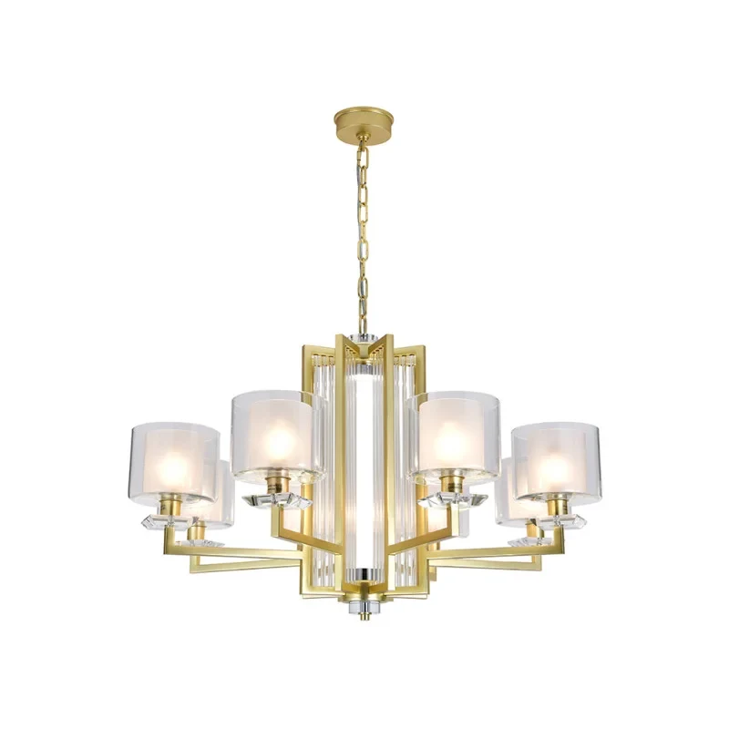 Подвесная люстра Newport 4408+1/C mat.gold
