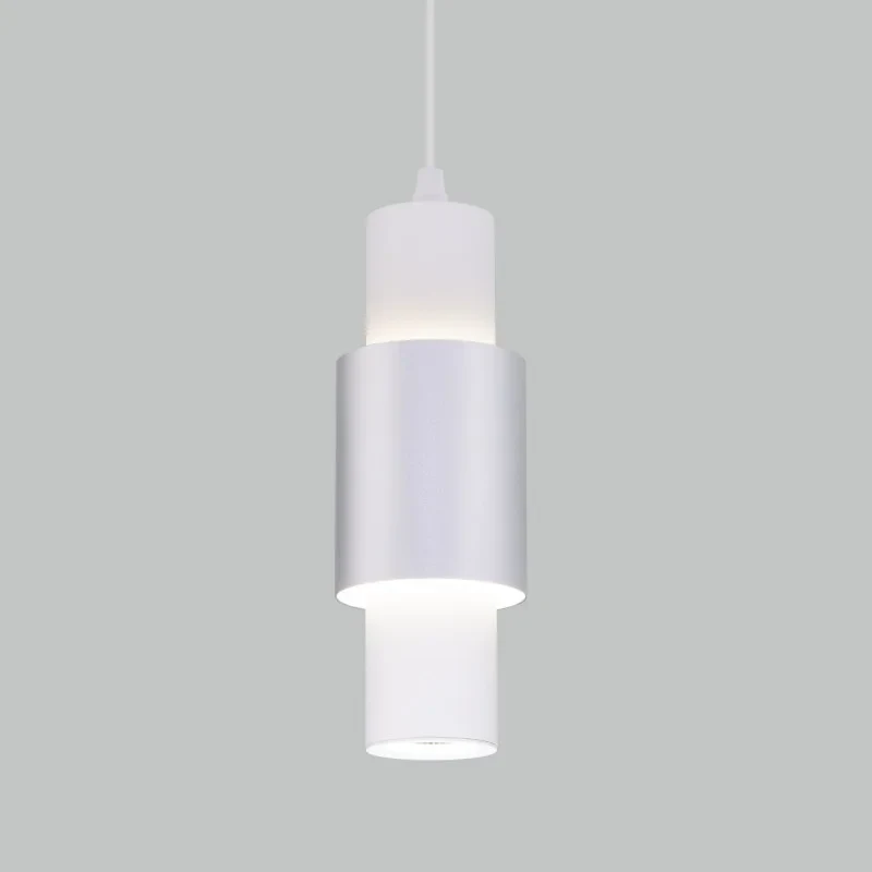 Подвесной светильник Eurosvet 50204/1 LED белый/матовое серебро