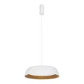 SLE1812-503-01 Светильник подвесной Белый, Древесный/белая LED 1*30W 4000K МЬЮЗЕ