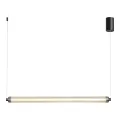 utsenka-SL6224.413.01 Светильник подвесной ST-Luce Черный/Прозрачный LED 1*30W 4000K БАМБУ