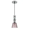 LUMION 8048/1A SUSPENTIONI LN25 308 хром/розовый металл/стекло Подвесной светильник E27 1*60W 220V M