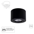 Точечный накладной светильник Arte Lamp UNITO A0550PL-1BK