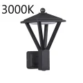 6655/15WL3 NATURE ODL25 черный/металл Уличный настенный светильник IP54 LED 15W (12W SMD LED + 3W CO