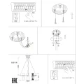 Подвесной Светильник ZORTES TWEENY ZRS.1828.50 Мощность-36Вт Тип лампы:GU10