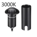6662/3GL3 NATURE ODL25 черный/металл Встраиваемый грунтовый светильник IP67 LED 3W 4000K 12V/24V WAL