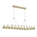 SL6610.203.26 Светильник подвесной ST-Luce золотистый/белый LED 1*50W 4000K