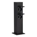 SL9012.415.00 Столб уличный 4 розетки ST-Luce черный 3500W