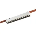 ST455.536.12 Св-к трек. Белый LED 1*12W 3000K 1 060Lm Ra90 24/40 IP20 L323xW40xH45 48V