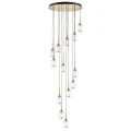 738131 Люстра ACRILE 53W LED 3217LM 360G ЗОЛОТО 3000K