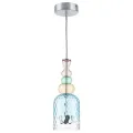 814002 Люстра BELLE LED 1х8W 400LM АЛЮМИНИЙ/МУЛЬТИКОЛОР 3000K
