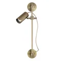 7013/1W HIGHTECH ODL25 Настенный св-к поворотный на 50°/180° металл/под латунь  IP20 LED GU10 10W  2