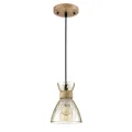 LUMION 8051/1A SUSPENTIONI LN25 309 дерево/амбер металл/стекло Подвесной светильник E27 1*60W 220V M