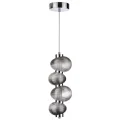 ODEON LIGHT 5096/17L L-VISION ODL25 419 хром/дымчатый градиент/металл/стекло Подвес LED 17W 4000K 26
