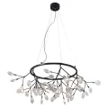 Светильник подвесной Crystal Lux EVITA SP45 D BLACK/TRANSPARENT