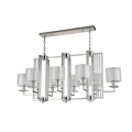 Люстра NICOLAS SP8 L1000 NICKEL/WHITE