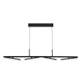 SL1018.403.04 Светильник подвесной ST-Luce черный/прозрачный LED 4*32W 4000K