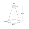 Подвесной светильник ITALLINE IT013-6028 gold 3000K