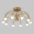 Люстра на штанге Eurosvet 90031/10 LED золото