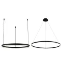 08228,19A(4000K) Подвес Тор черный d100 h120 Led 56W (4000K) 2 типа крепления