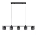 8240/5 COMFI LN25 черный, металл/акрил Светильник подвесной LED GX53 5*7W 220V LANIKA