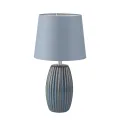LUMION 8123/1T COMFI LN25 000 синий, керамика/текстиль Настольная лампа E27 1*60W 220V LAPUNA