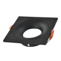 ST259.408.01 Св-к встр. Черный GU10 150W IP44 L100xW100xH40 -V Без ламп