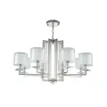 Люстра Crystal Lux NICOLAS SP-PL8 NICKEL/WHITE