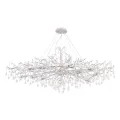 Подвесная люстра Crystal Lux REINA V2 SP12 L1500 SILVER PATINA