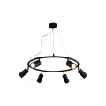 Светильник подвесной Crystal Lux CLT 015C6 D600 BL