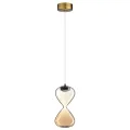 ODEON LIGHT 5093/4L PENDANT ODL25 415 античн.бронза/прозрачн./янтарный градиент/металл/стекло Подвес