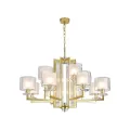 Подвесная люстра Newport 4408+4/C mat.gold