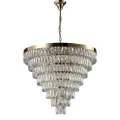 Каскадная люстра Crystal Lux ABIGAIL SP22 D820 GOLD/TRANSPARENT