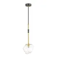4789/1 LOFT ODL21 449 черный/золотой/прозрачный Подвес G9 1*40W STONO