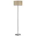 LUMION 8250/2F MODERNI LN25 000  никель/бежевый, металл/текстиль Торшер Е27 2*60W 220V NIKKI
