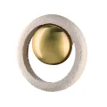 ODEON LIGHT 5443/1W HIGHTECH ODL_EX25 111 сатинированн.латунь/беж./металл/полирезин Настенный светил