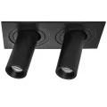 i527274 Светильник INTERO TUBO LED 10W*2 500LM*2 60G ЧЕРНЫЙ 4000K (217527+217274+217274)