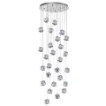 5084/120L L-VISION ODL25 хром/прозрачный/металл/акрил Люстра каскадная LED 120W 4000K 6000Лм JEMSTON