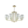 Люстра NICOLAS SP-PL8 GOLD/WHITE
