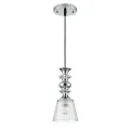 LUMION 8049/1A SUSPENTIONI LN25 308 хром/прозрачный металл/стекло Подвесной светильник E27 1*60W 220