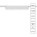Магнитный трековый светильник Arte Lamp RAPID A1154PL-1WH